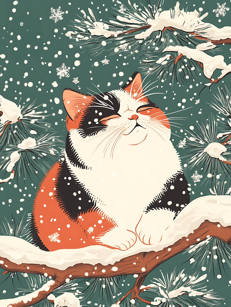 Cat In The Snow 8