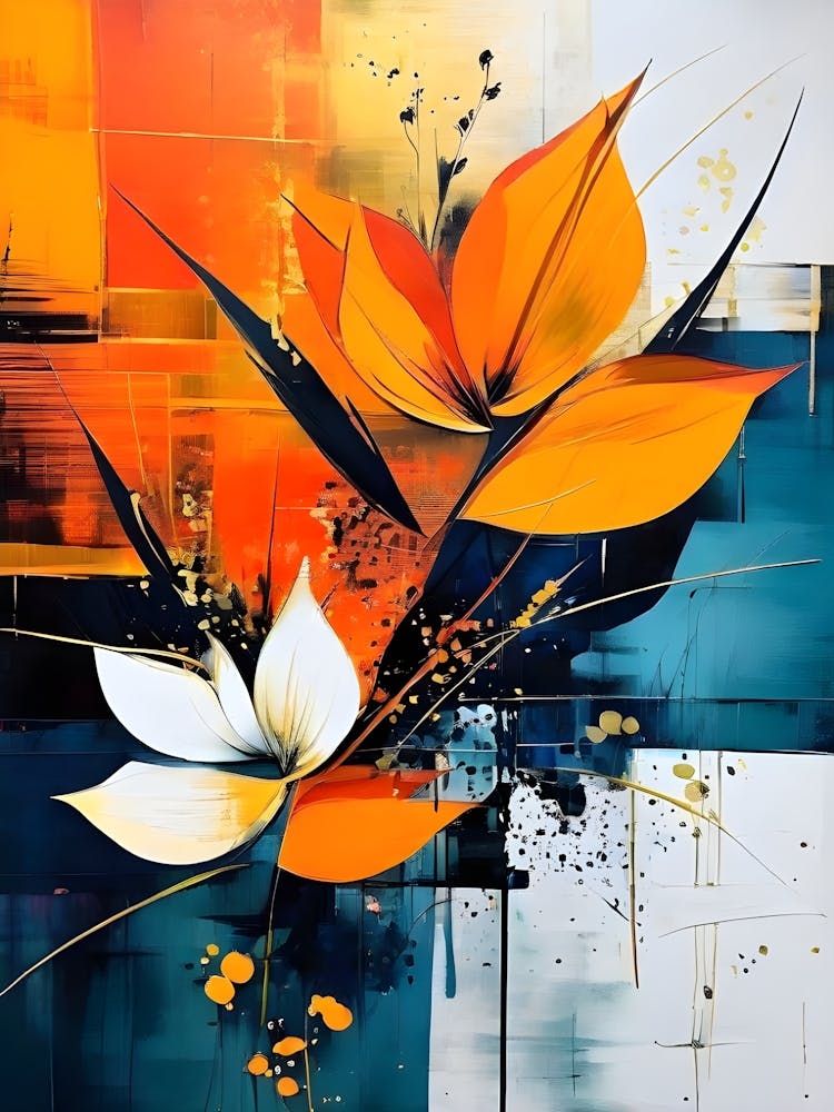 Orange Flowers 13