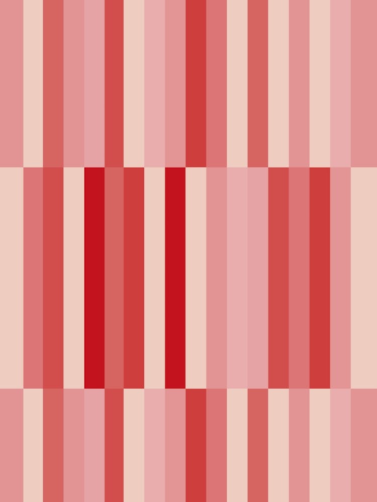Red and Pink Geometric Stripes