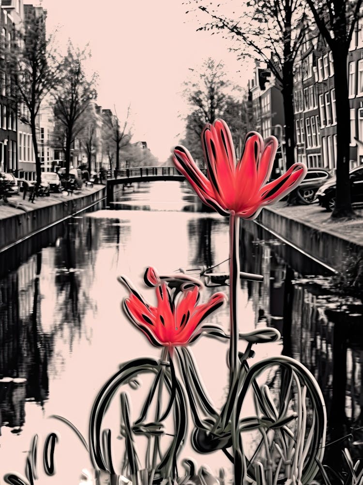 Amsterdam, Flower Collage 4