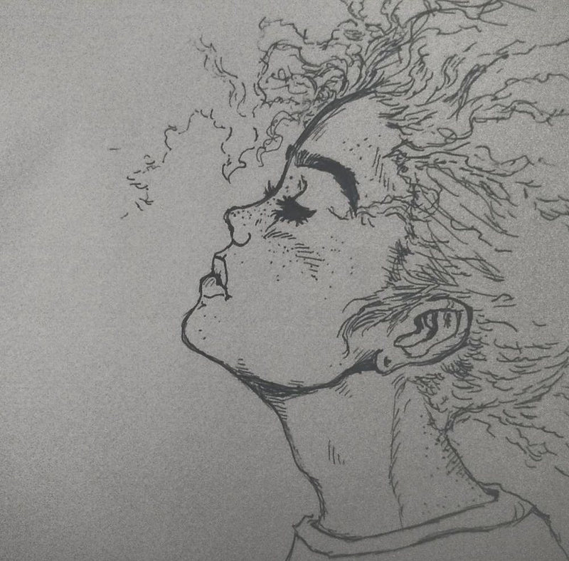 Drawing Of A Girl With Curly Hair