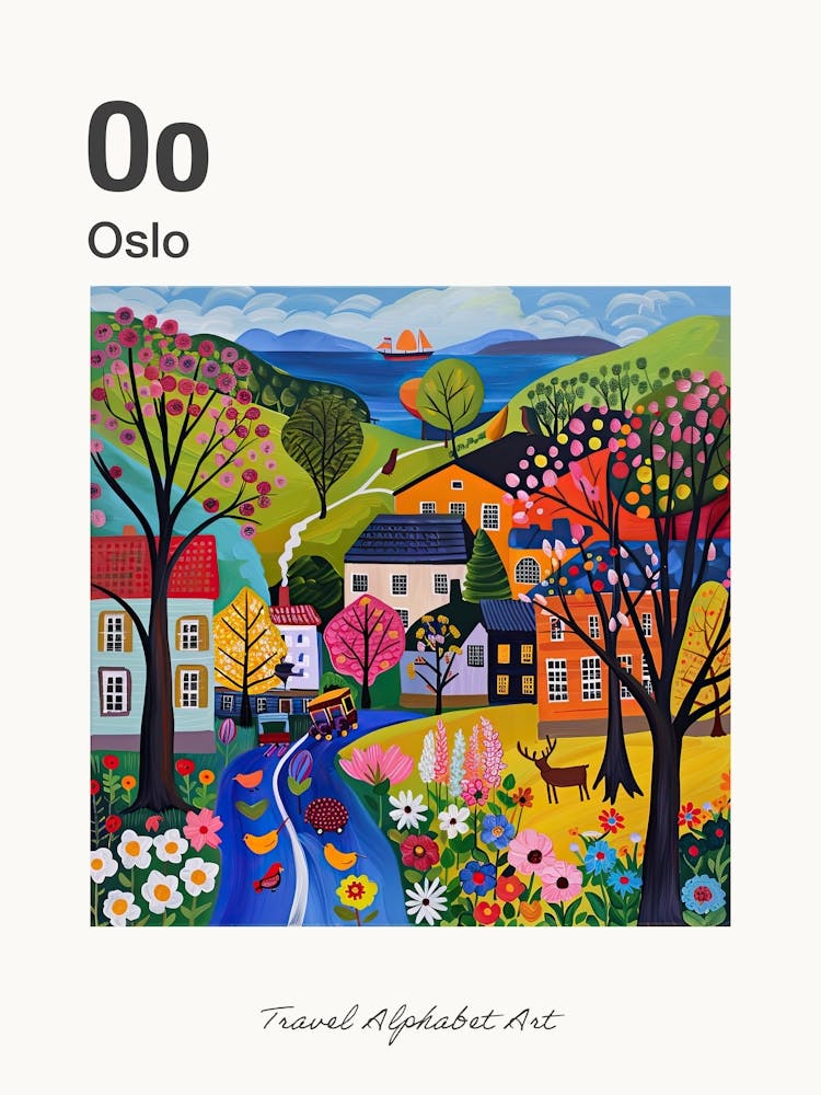 Kids Travel Alphabet  Oslo 4