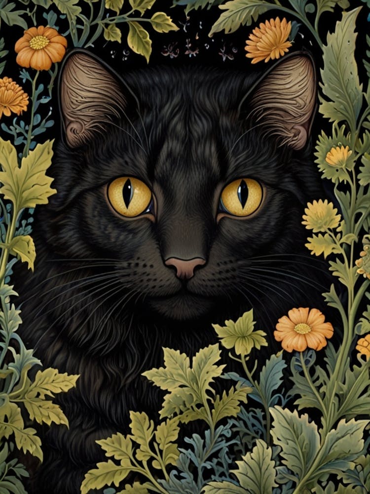 William Morris Black Cat 2