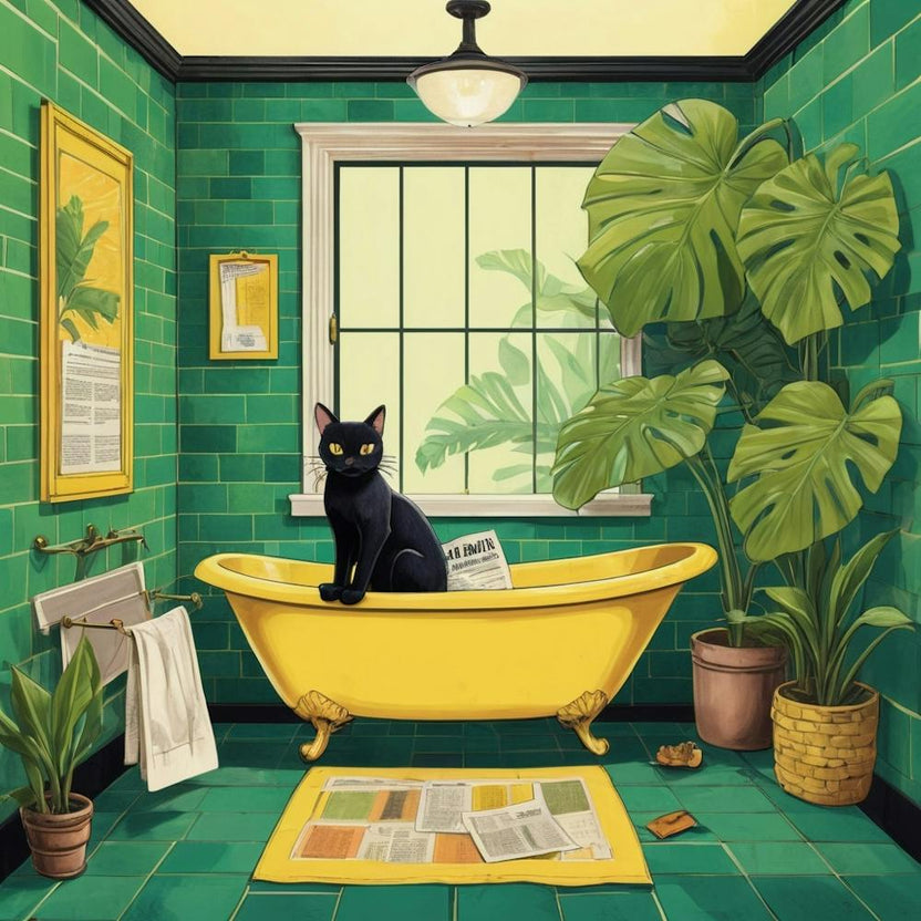 Cat In Bathtub 9