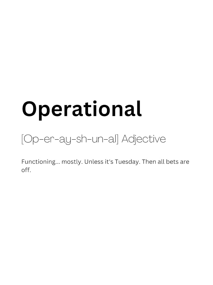 Operational Definition Meaning