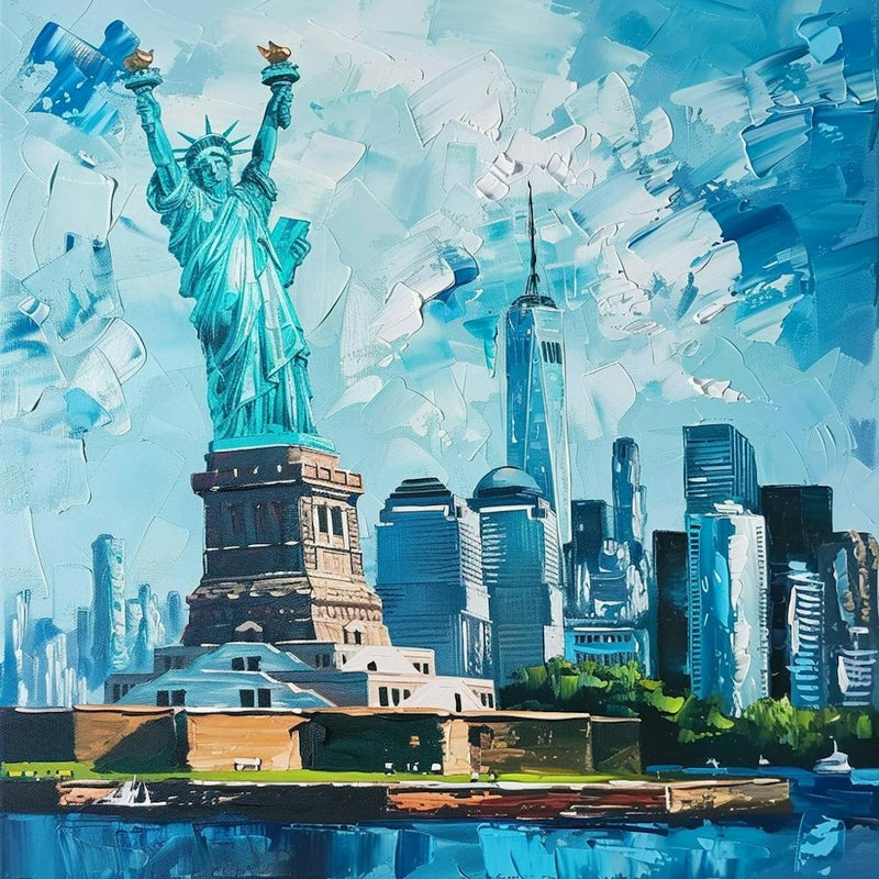 A Statue Of Liberty In New York Oil Painting Ill 1719923287 4