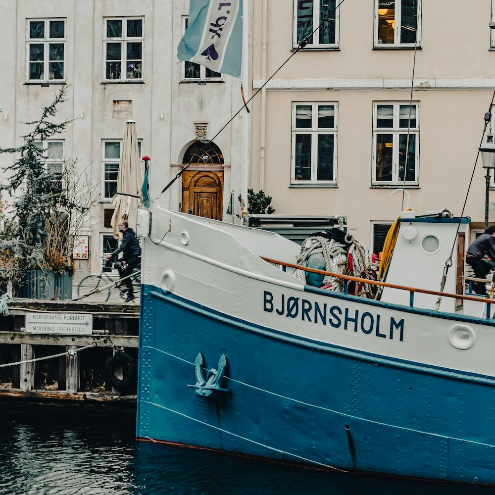 The Blue Boat In Kopenhagen