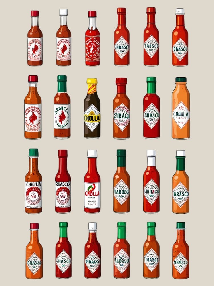 Hot Sauce Bottles 4