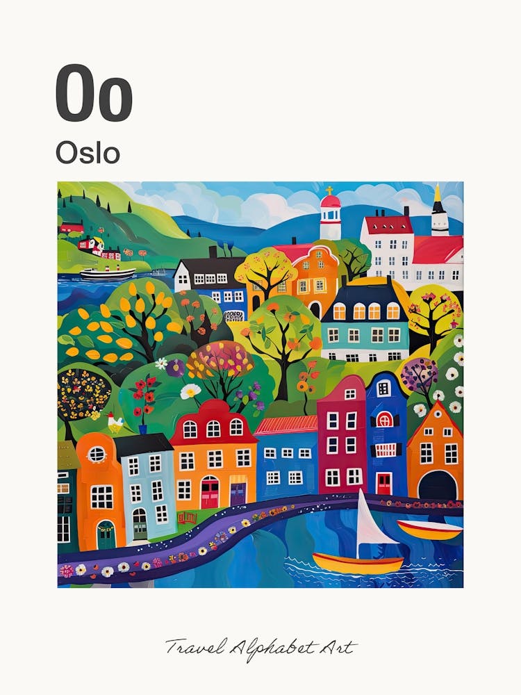 Kids Travel Alphabet  Oslo 3