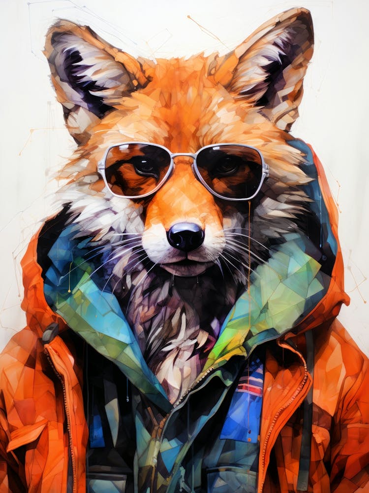 Fox In Sunglasses animal