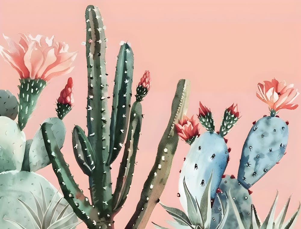 Cactus Painting