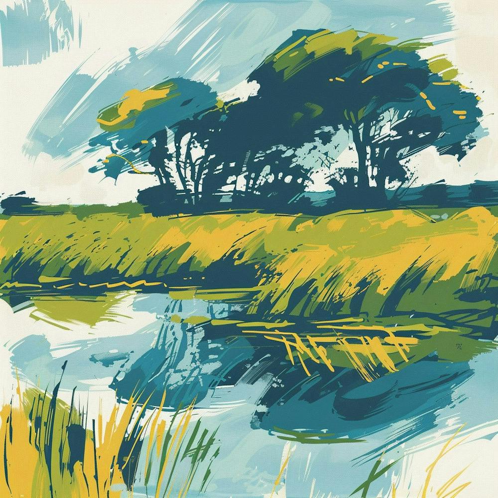 Ein Pantanal In Brasilien Expressive Pinselstriche Illustra 1720366794 2