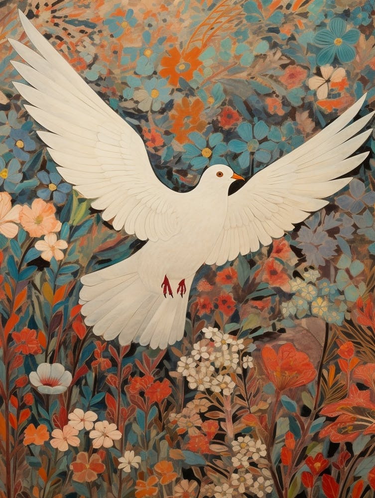 Seagull 3 Detailed Bird Painting