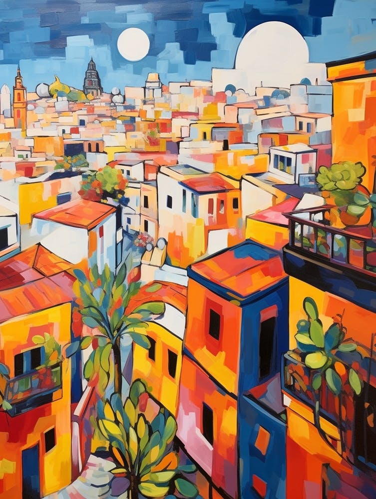 Valencia Spain 5 Fauvist Painting