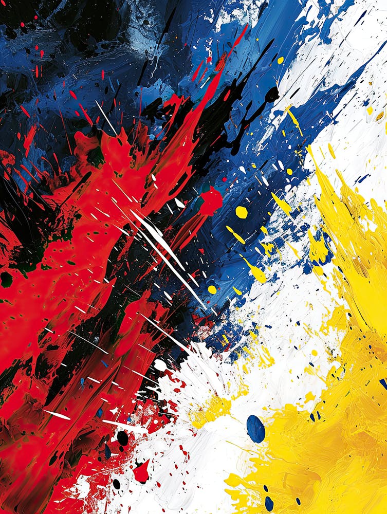 Splatter Painting Pop Art