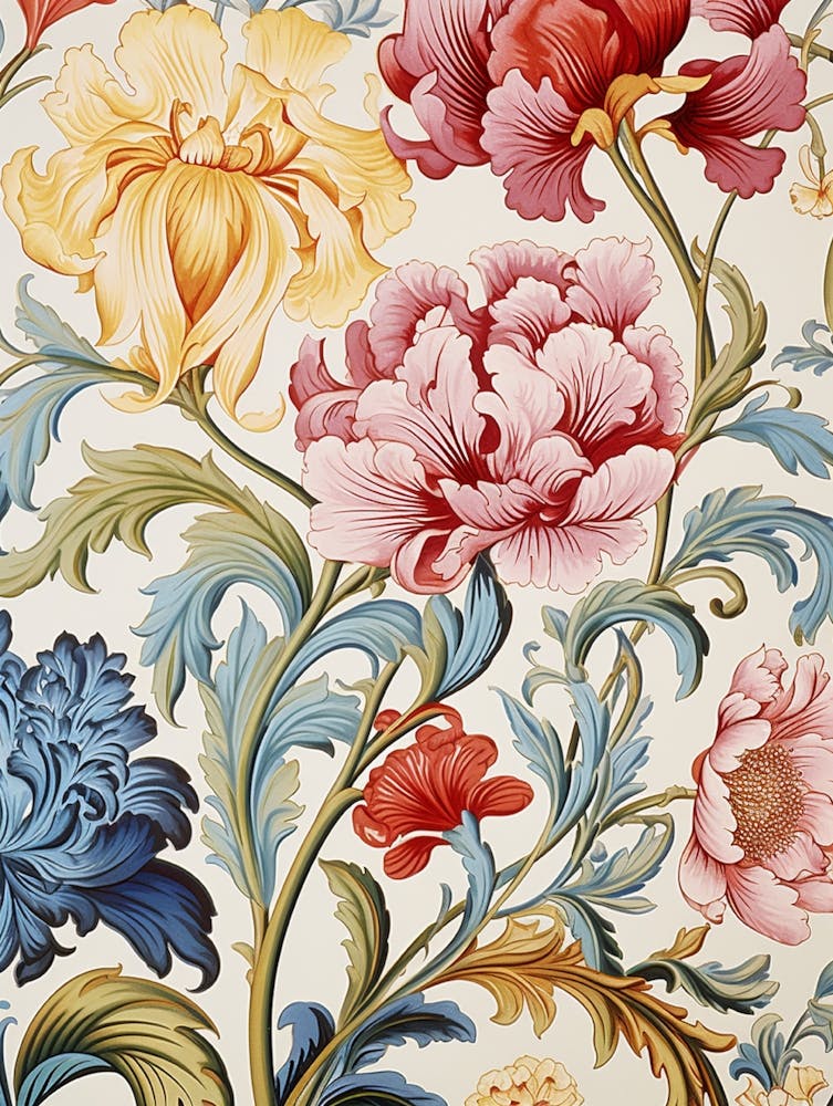 Blumen-Tapete 176