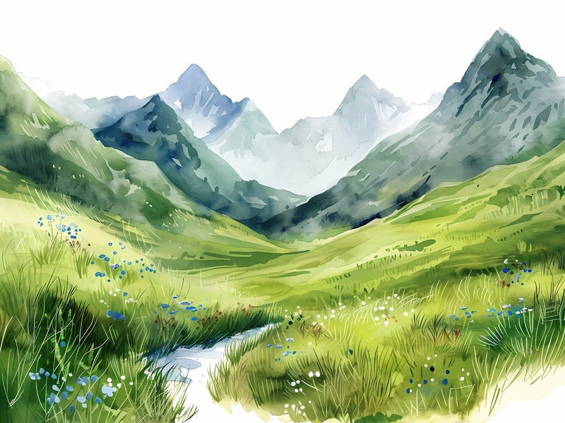 Oil paint Green Valley 10