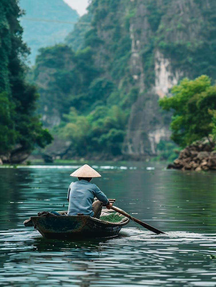 Man In A Boat 1