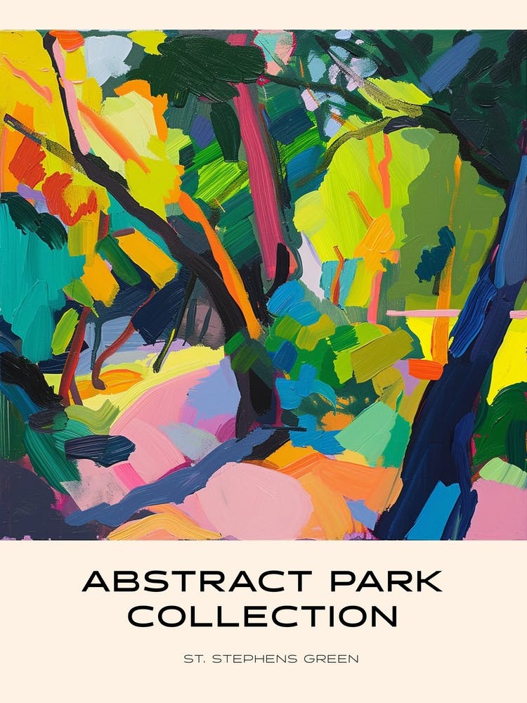 Abstrakt Park Kollektion Poster St Stephens Green Dublin 1