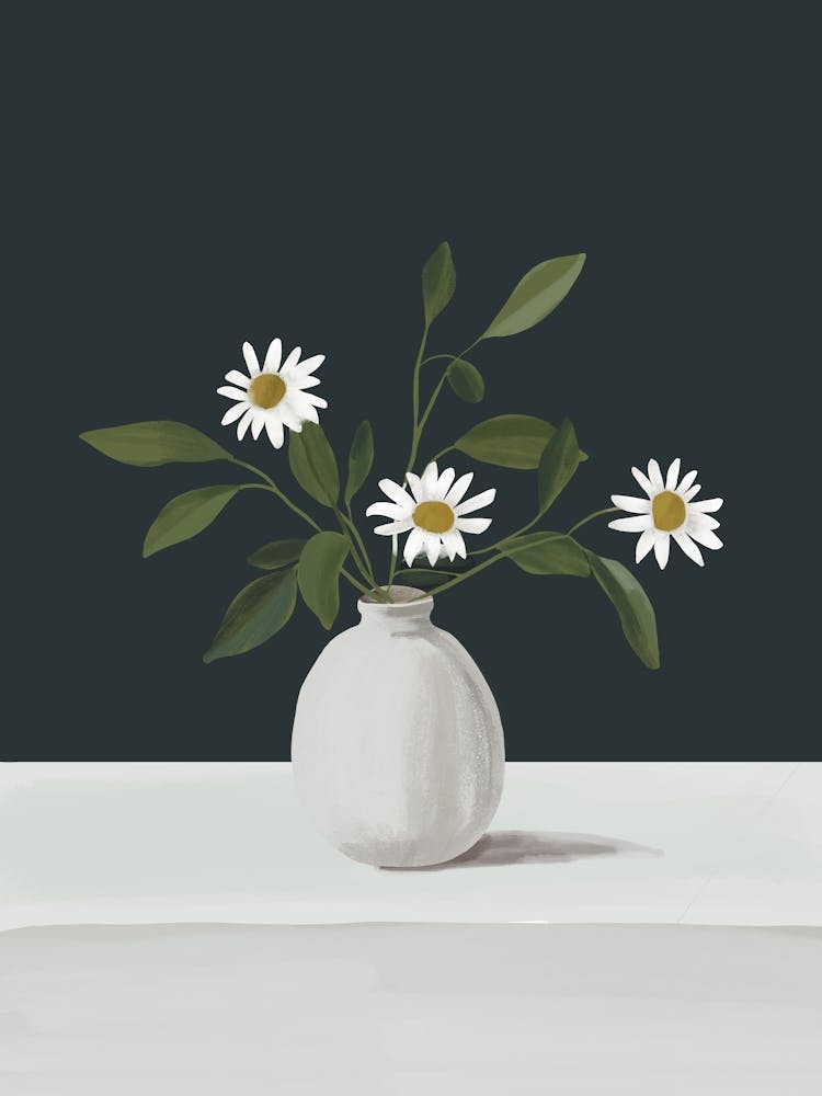 Minimalist Daisy Flowers 2