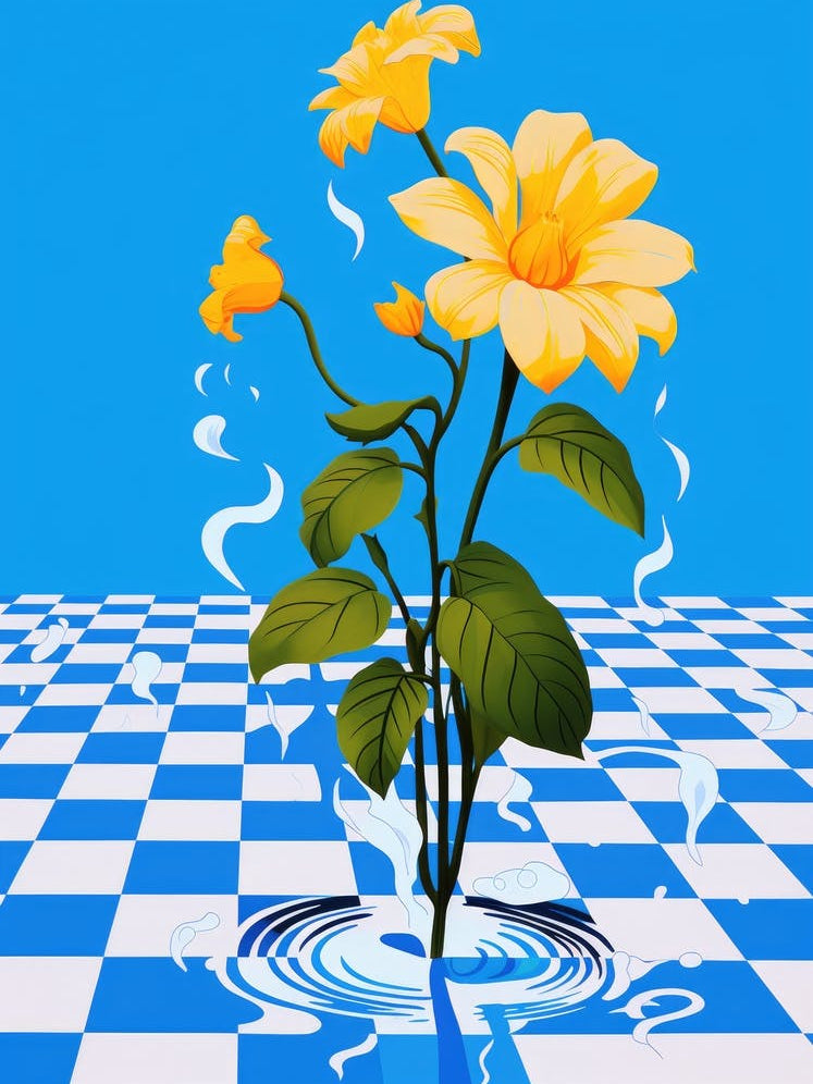 Flowers In Water