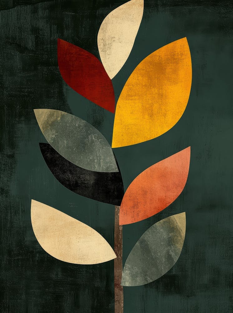 Abstract Tree Canvas Print 3