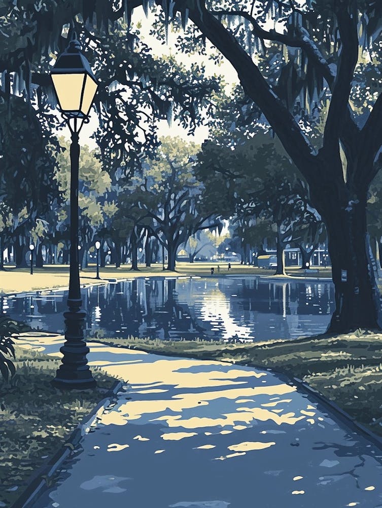 City Park Minimal Painting 2