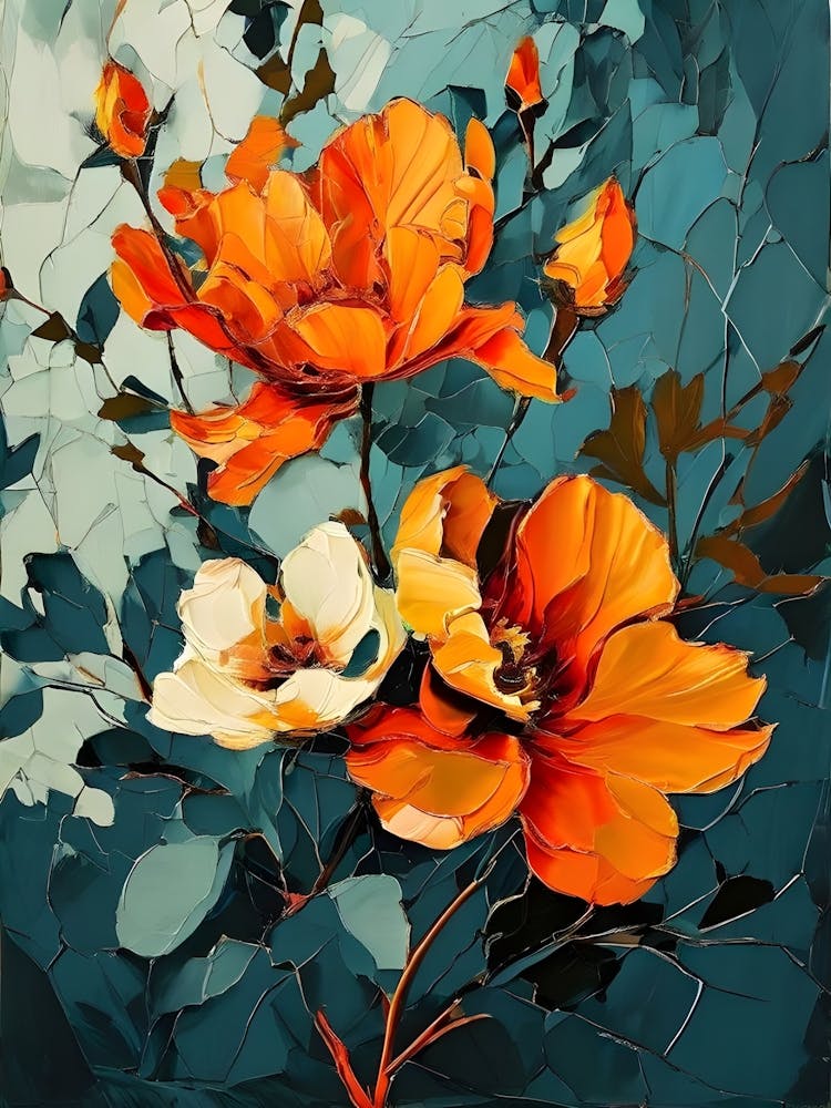 Orange Flowers 10