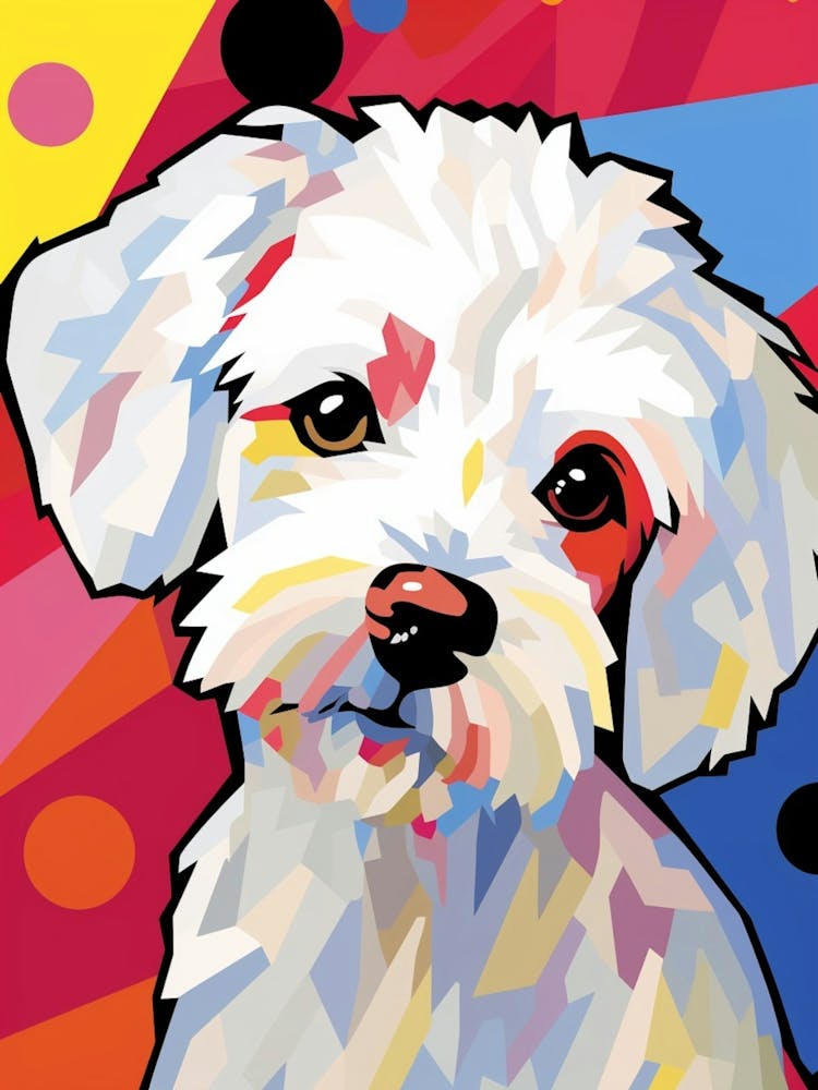 Cartoon Pop Art Maltese 3