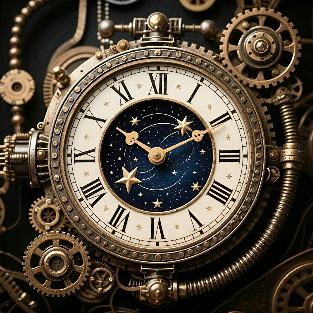 Steampunk Clock 1