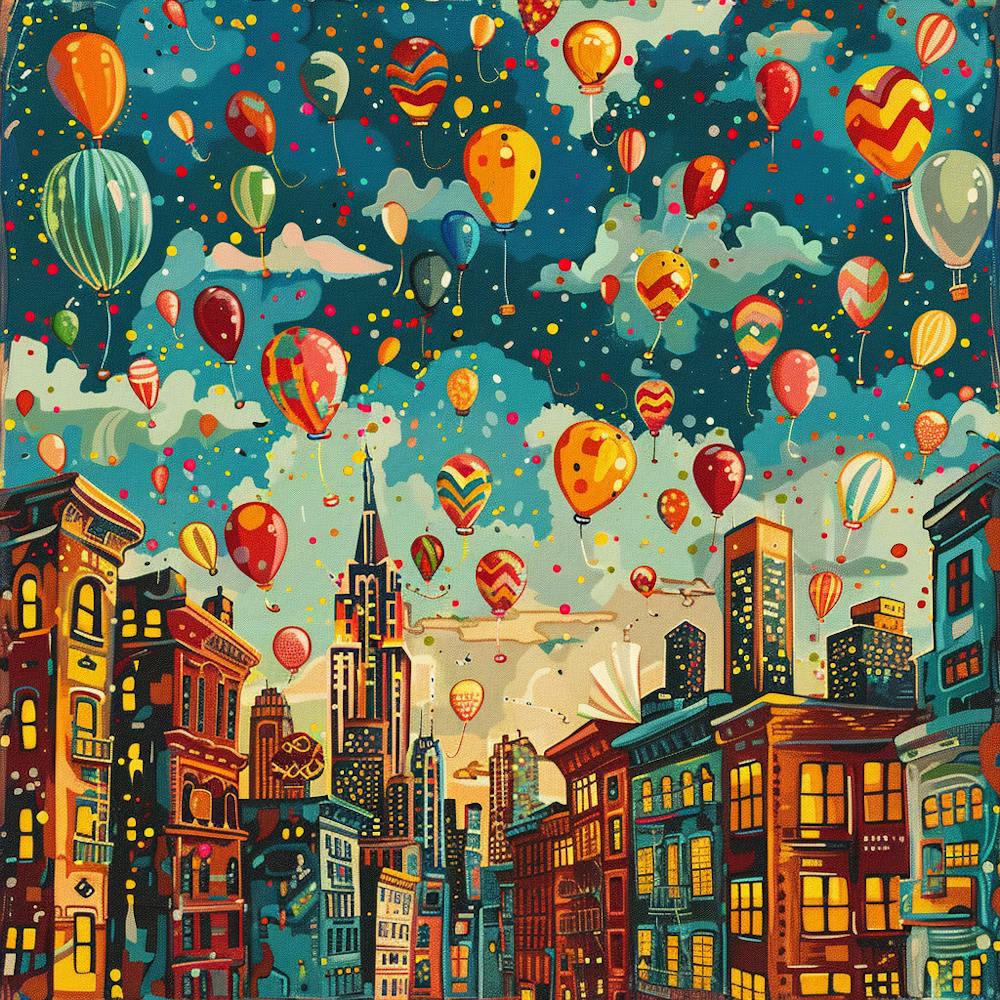 Balloons In The Sky