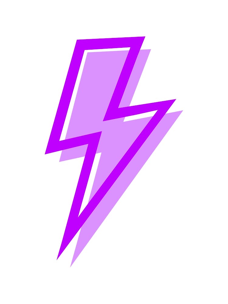 Purple Lightning Bolt