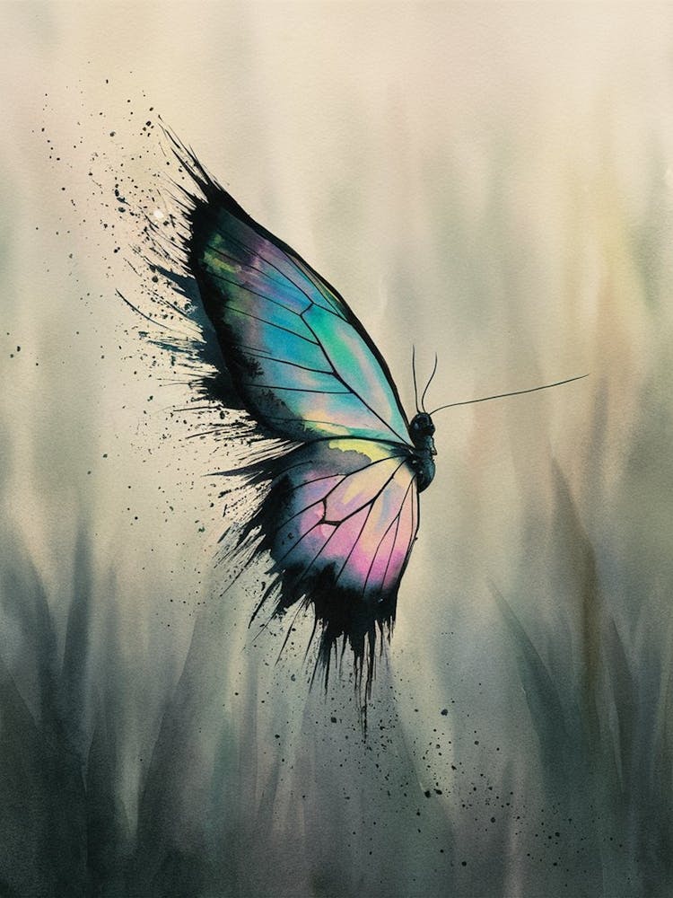 Papillon Art sur toile