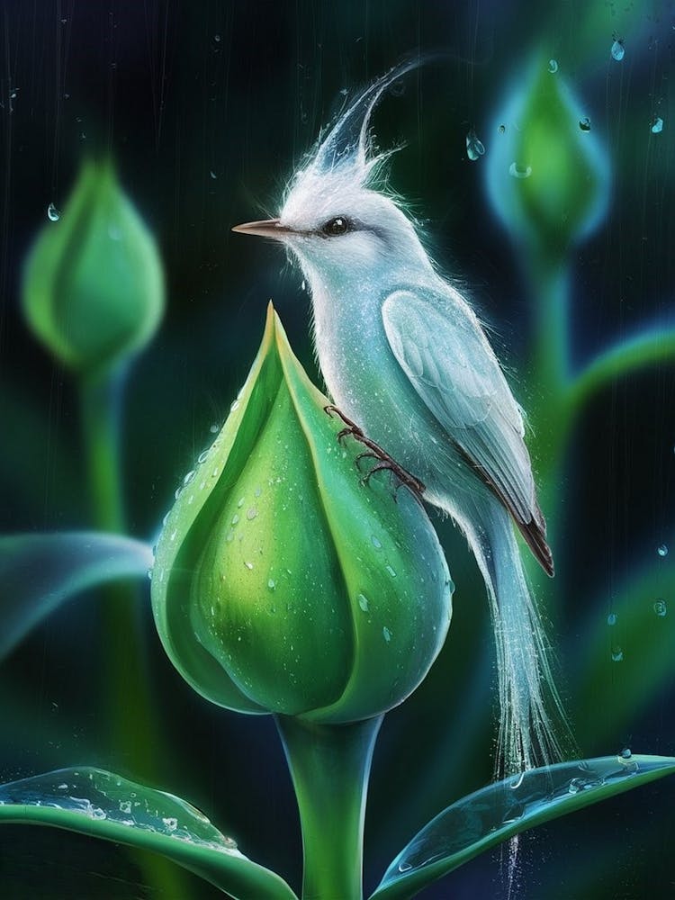 Bird In The Rain 1