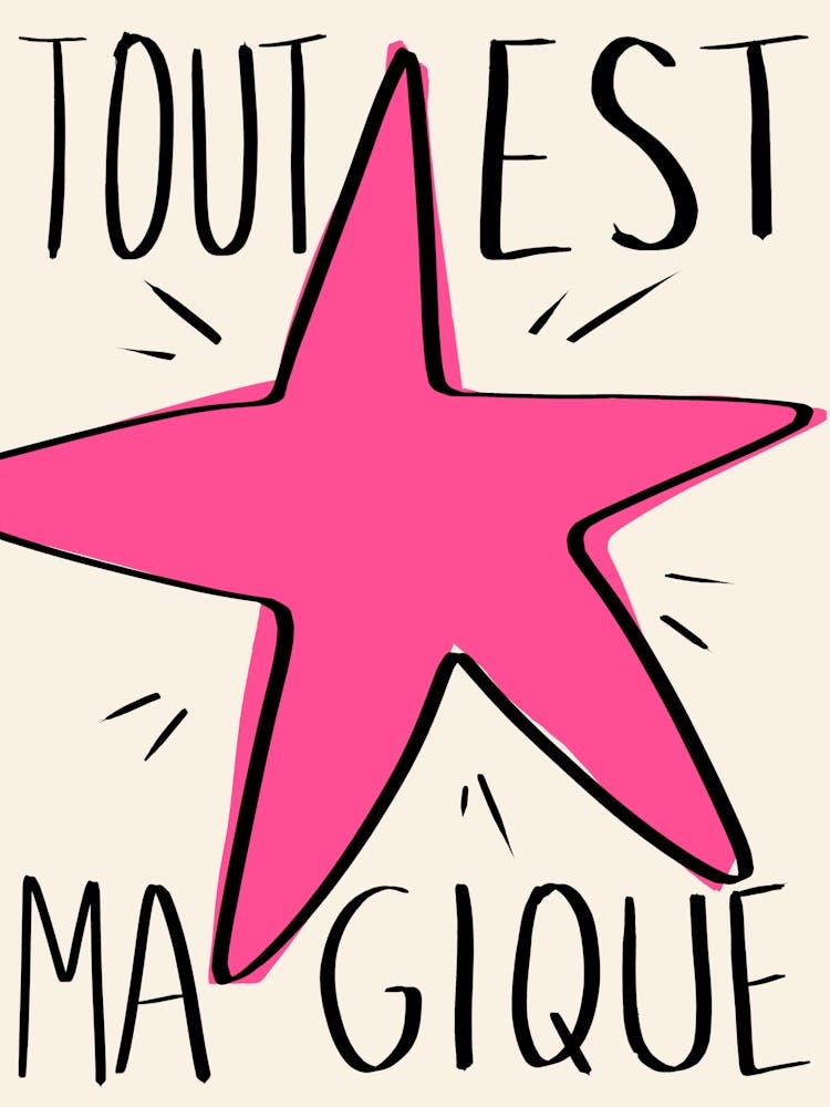 Tout Est Magique Pink