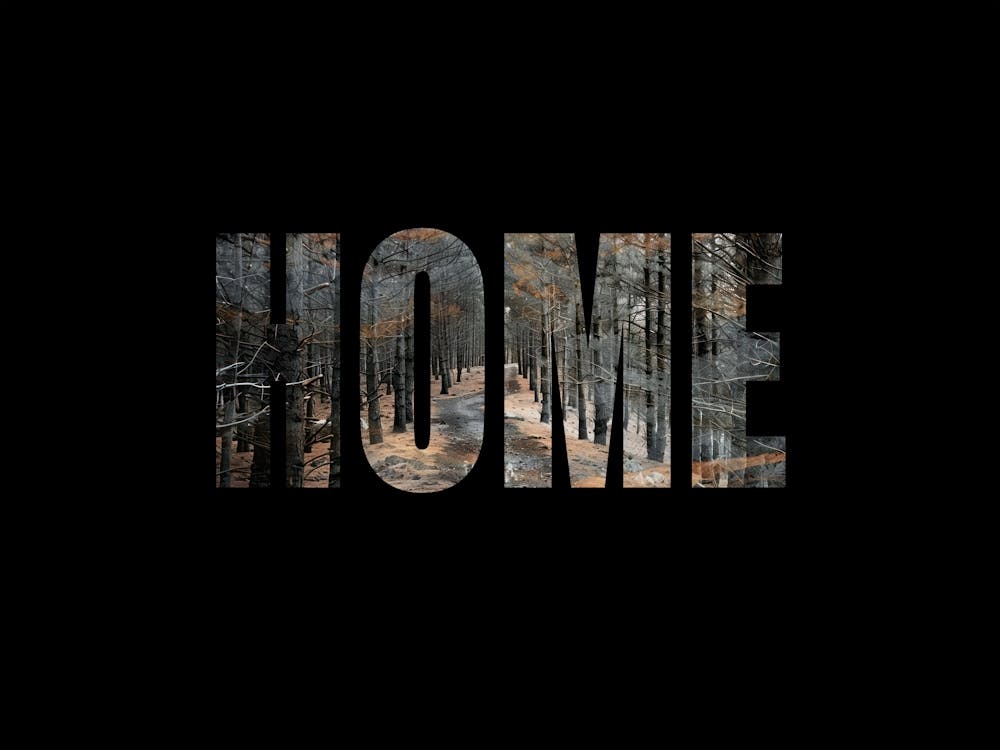 Home Poster Vintage Forest Photo Collage 7