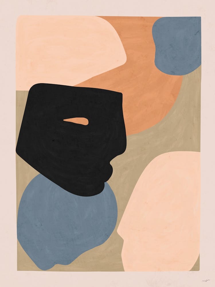 Abstract Mask Painting