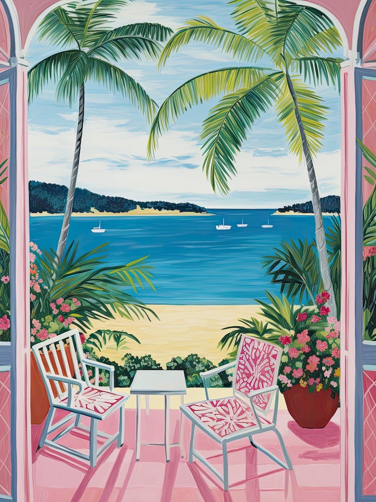 Palm Beach, Australia, Matisse And Rousseau Style 1