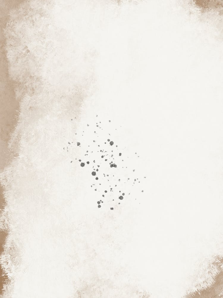 White And Beige Abstract Painting