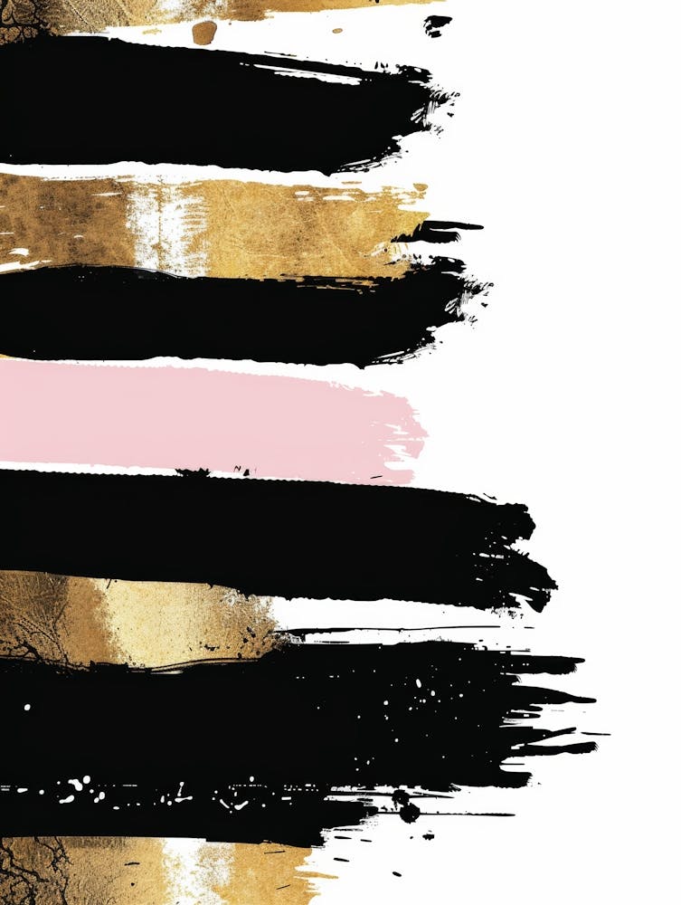 Gold And Black Canvas Print 63