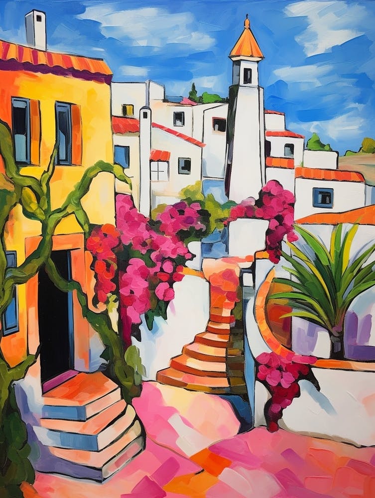 Faro Portugal 7 Fauvist Painting