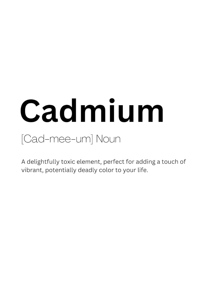 Cadmium Definition Meaning