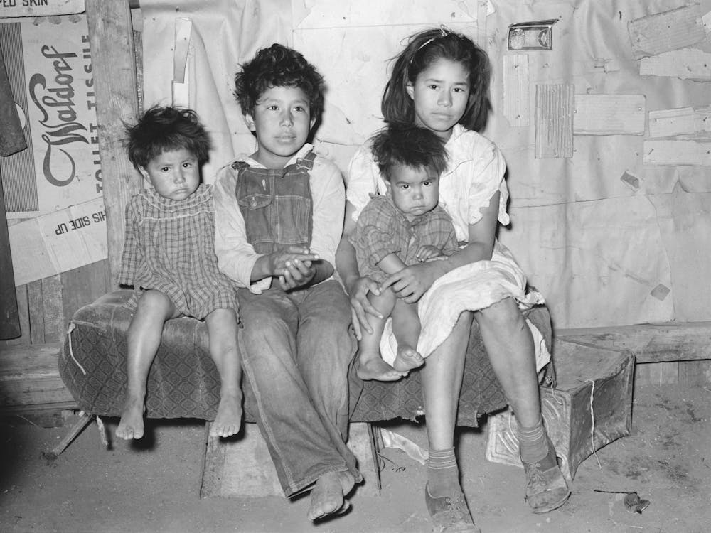 Mexican Children, San Antonio, Texas By Russell Lee