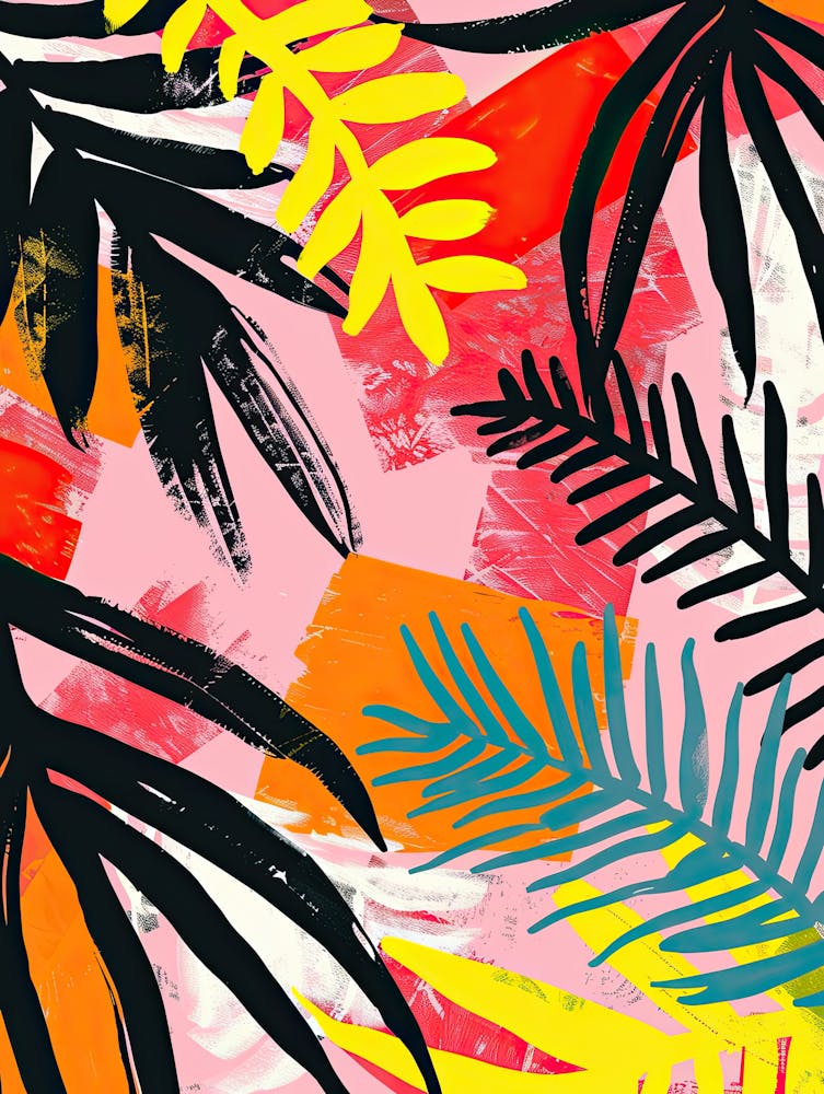 Painted Jungle Matisse Style