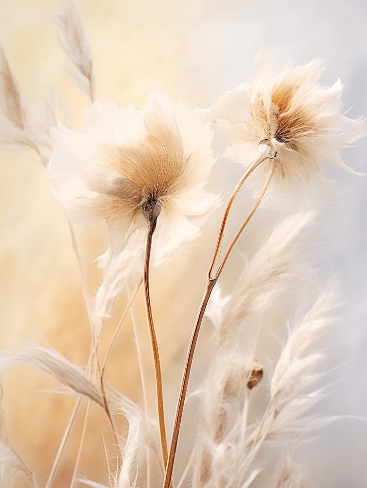 Boho Dried Flowers Moonflower 2