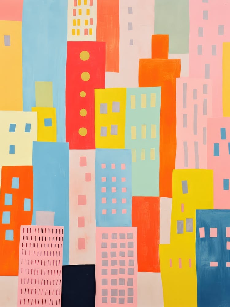 New York City Colourful View 4