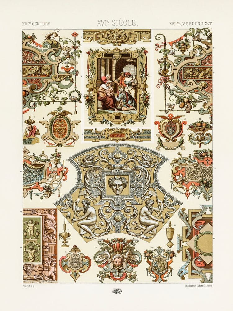 16th Century Pattern, Albert Racine 2