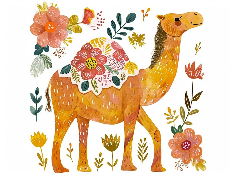Little Floral Camel 3