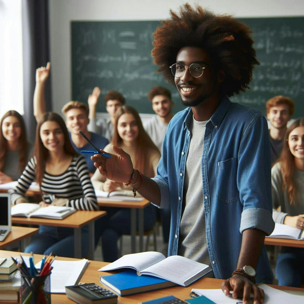 Teacher In Classroom With Students 1
