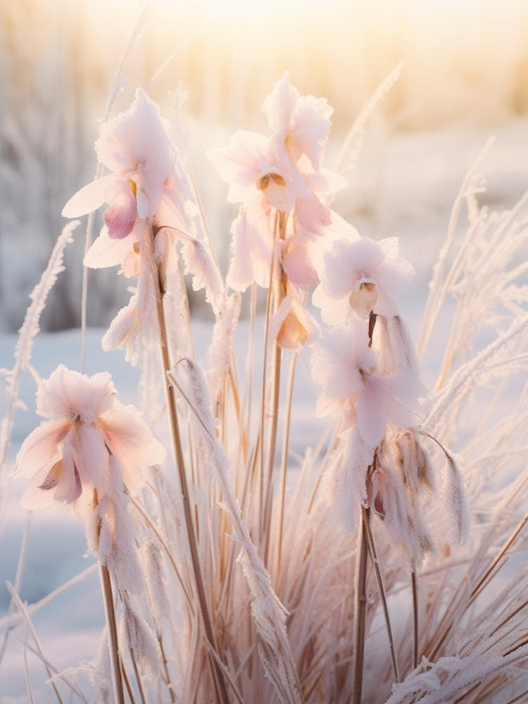 Frosty Botanical Orchid 4